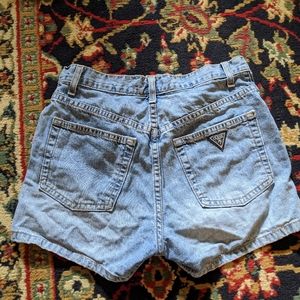 Vintage Guess Button Fly High Waisted Shorts